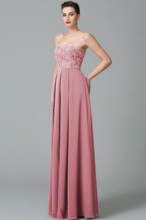 Ärmelloses Herz-Ausschnitt Prinzessin Chiffon Reißverschluss Brautjungfernkleid - Bild 22