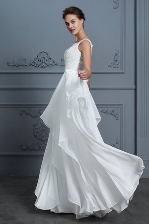 Abito da sposa con fiocco schiena nuda con piega tondo con increspature attraente - Foto 6