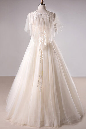 Abito da sposa con applique oversize adorabile a sala in tulle convenzionale - Foto 3