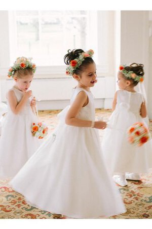 Abito da Cerimonia Bambini Senza Maniche Principessa decorato A Terra con Fiocco con Fiore - Foto 4