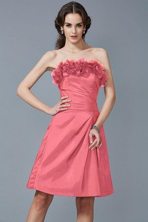 Robe demoiselle d'honneur facile en taffetas de fourreau de bustier fermeutre eclair - Photo 28