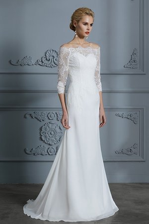 Vestido de Novia en Gasa de Largo de Cremallera de Hermoso - Foto 5