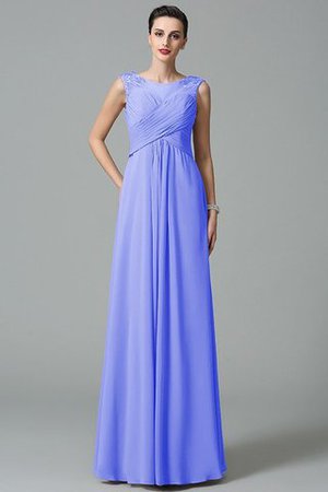 Robe demoiselle d'honneur longue jusqu'au sol de princesse avec chiffon ruché - Photo 16