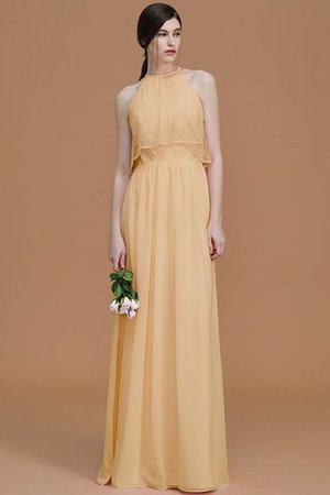 Robe demoiselle d'honneur naturel avec chiffon ligne a de princesse de lotus - Photo 18