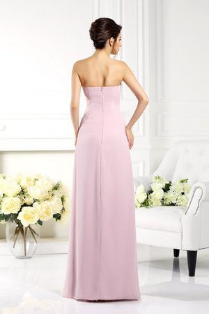 Robe mère de mariée longue de princesse en chiffon de bustier fermeutre eclair - Photo 2