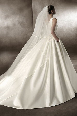 Robe de mariée manche nulle avec perle fantastique vintage longue - Photo 3