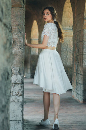 Robe de mariée au bord de la mer ligne a fascinant simple courte - Photo 1