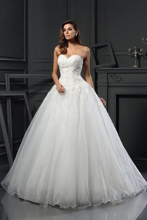 Clasico Vestido de Novia de Corte Evasé de Escote Corazón de Imperio Cintura - Foto 1