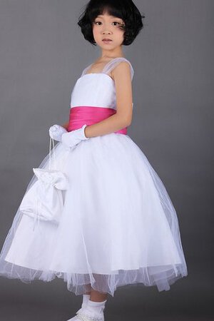 Robe de cortège enfant bandouliere spaghetti textile en tulle - Photo 2