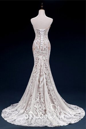 Robe de mariée a salle intérieure joli avec lacets discrete naturel - Photo 4