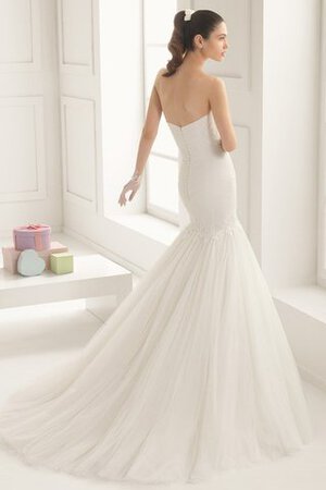 Abito da Sposa Cerniera moda Cuore Elegante Romantico Senza Vita - Foto 2