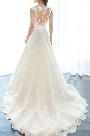 Abito da sposa vendita calda principessa a sala con applique a terra formale - Foto 3