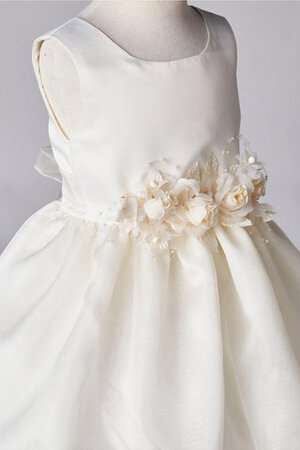 Robe de cortège enfant plissage de mode de bal de lotus avec fleurs avec sans manches - Photo 3