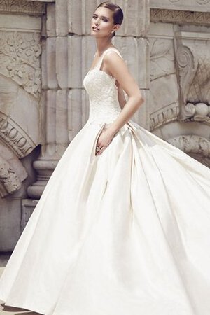 Robe de mariée officiel attirent col en forme de cœur avec perle manche nulle - Photo 3