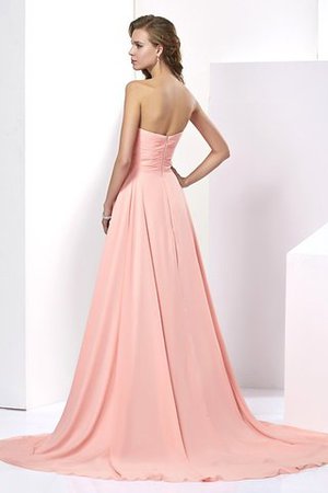 Robe de soirée femme branché avec perle en chiffon avec zip de princesse - Photo 2