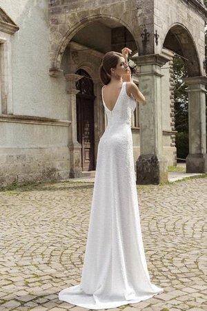 Abito da Sposa A Terra Formale E Informale con Cristino a riva Naturale Impero - Foto 2