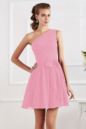 Robe demoiselle d'honneur plissage avec chiffon cordon de princesse manche nulle - Photo 21