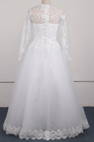 Vestido de Novia en Lentejuelas de Encaje Adorno de Natural de con Lentejuelas - Foto 2