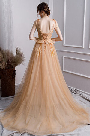 Robe de bal avec lacets fabuleux romantique longue delicat - Photo 4