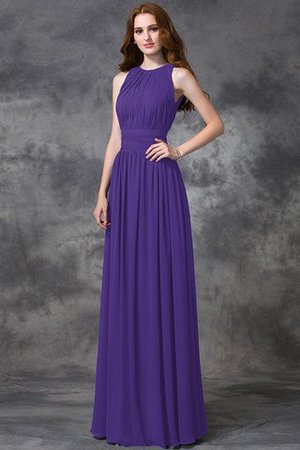 Robe demoiselle d'honneur longue fermeutre eclair avec chiffon ligne a de princesse - Photo 24