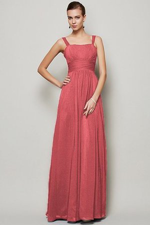 Robe demoiselle d'honneur longue plissage avec zip longueur au ras du sol en chiffon - Photo 28