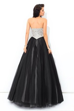 Paillettenbesetztes Ärmelloses Normale Taille Duchesse-Linie Anständiges Quinceanera Kleid - Bild 2