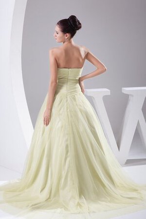 Duchesse-Linie A Linie gerüschtes Tüll plissiertes Quinceanera Kleid - Bild 8