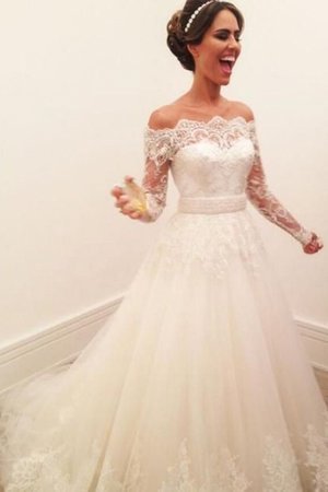 Romántico Vestido de Novia de Corte princesa de único de Largo - Foto 1