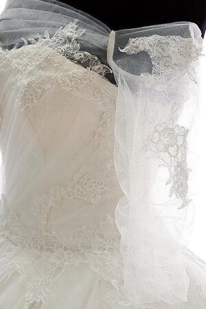 Abito da Sposa Vintage Romantico A Terra lusso Fuori dalla spalla A-Line - Foto 4