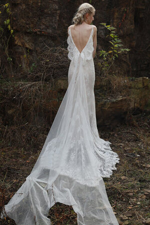 Robe de mariée jusqu'au sol sucré décolleté dans le dos intemporel impressioé - Photo 2