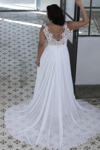 Abito da Sposa Semplice Cuore in pizzo A-Line moda a riva - Foto 2