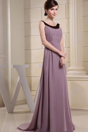 Ärmellos Chiffon A-Line gerüschtes Brautmutterkleid - Bild 2