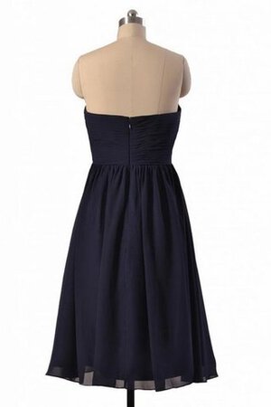 Robe demoiselle d'honneur plissage avec chiffon avec zip ligne a ruché - Photo 4