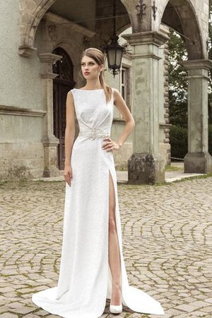 Robe de mariée naturel nature en plage d'empire manche nulle - Photo 1