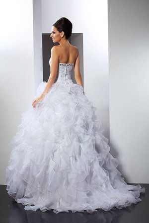 Elegante Vestido de Novia de Largo de Imperio Cintura de Cola Corte - Foto 2