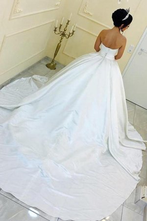 Abito da sposa con piega senza maniche scintillante allacciato radiosa a chiesa - Foto 2