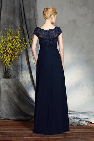 Kurze Ärmeln Reißverschluss Prinzessin A-Linie Chiffon Brautmutterkleid - Bild 2