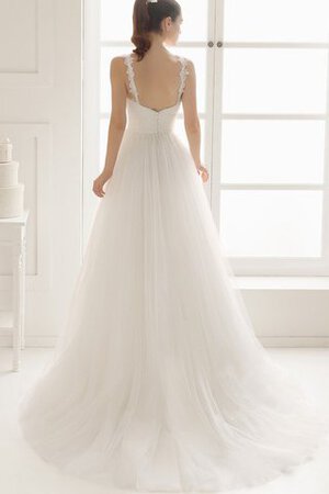 Robe de mariée formelle simple sexy de sirène de col bateau - Photo 3