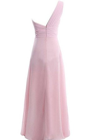 Reißverschluss Chiffon A-Linie natürliche Taile bodenlanges Brautmutterkleid - Bild 3