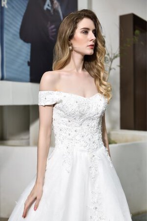 Elegante Vestido de Novia de Maravilloso de Fuera de casa de Largo - Foto 9