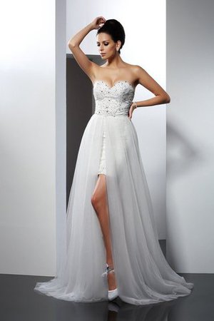 Abito da Sposa con Applique Cerniera Stravagante Principessa Naturale - Foto 3