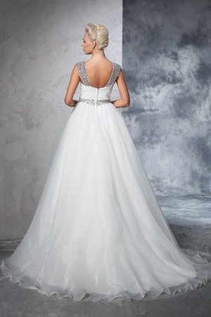 Robe de mariée classique luxueux longue avec sans manches de mode de bal - Photo 2