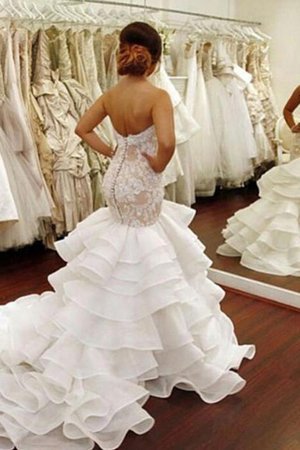 Vestido de Novia de Plisado de Capa Multi de Volante de Deslumbrante - Foto 2