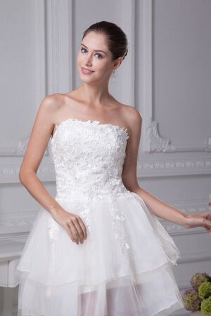 Abito dal Dolce Sedici Senza Maniche A-Line mini con Applique in Tulle - Foto 3