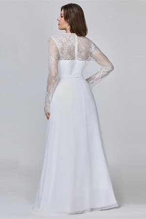 Abito da sposa in pizzo oversize a-line splendente pomposo originale - Foto 2