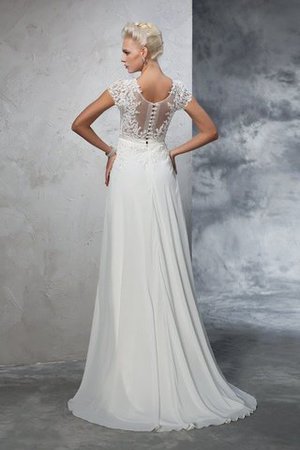 Abito da Sposa A-Line Lungo Classico con Applique Lusso - Foto 2