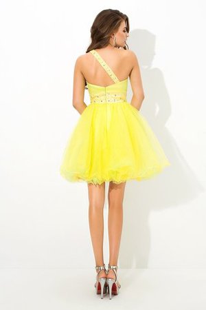 Robe de cocktail courte formelle avec perle avec zip de princesse - Photo 2