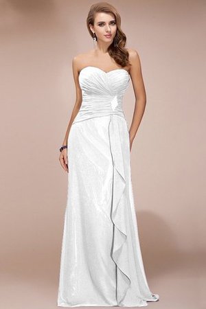 Robe demoiselle d'honneur longue avec perle en chiffon collant de lotus - Photo 29