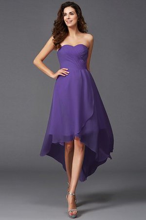 Vestido de Dama de Honor de Corte princesa de Escote Corazón - Foto 23