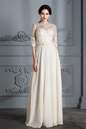 Robe de mariée facile de princesse longueur au ras du sol avec chiffon ligne a - Photo 1